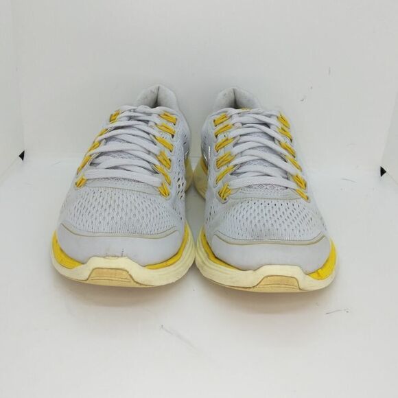 Nike Lunarlon Live Strong Womens Pre-owned Gray/Yellow Sneakers - sz. 7 - Picture 2 of 6